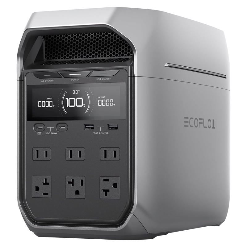 EcoFlow DELTA 3 1500W 1024Wh 新品、未使用 ECOFLOW EcoFlow Delta 3 1024 W Solar and Battery Portable