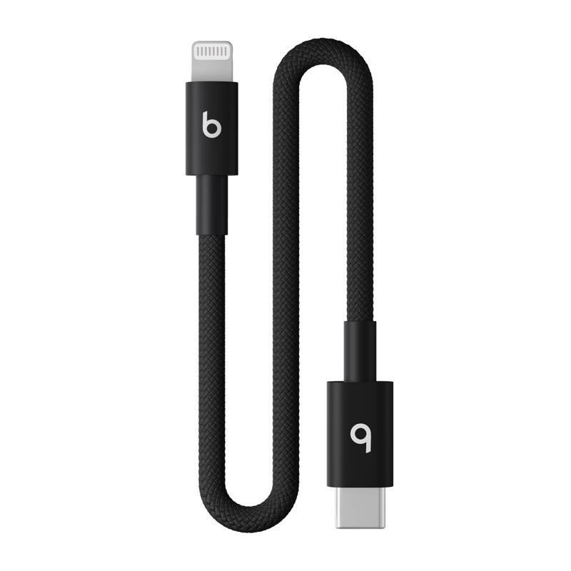 Beats Lightning to USB-C Cable 8 in. Black