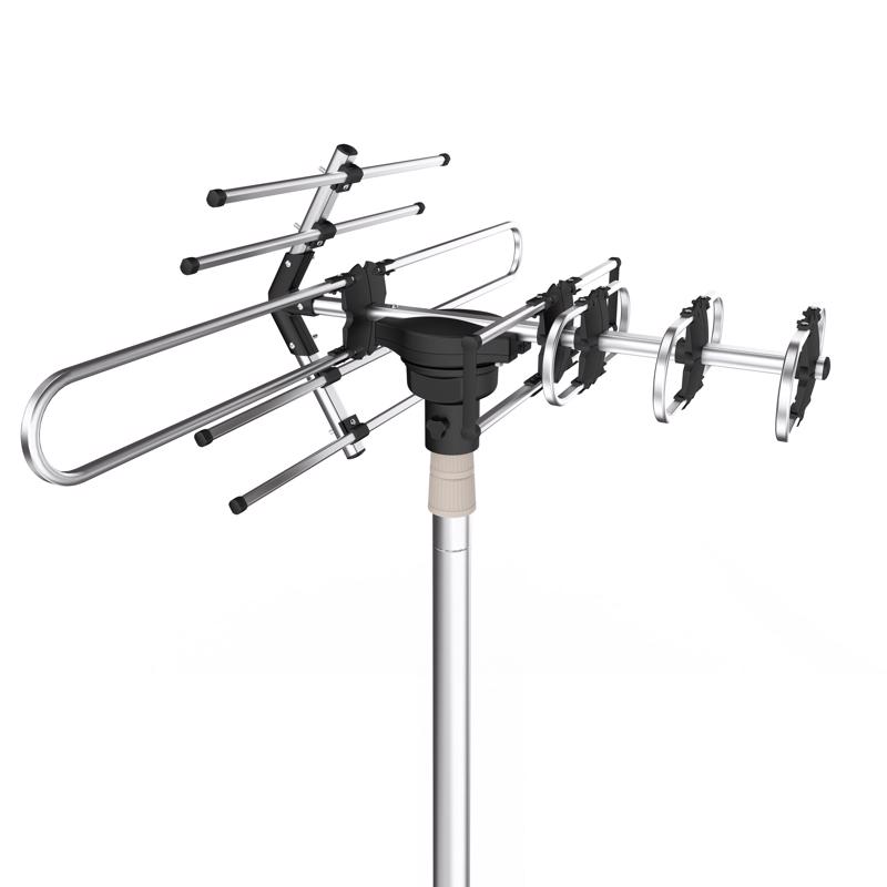 Monster Just Hook It Up Indoor and Outdoor HDTV/UHF/VHF Indoor/Outdoor Amplified Digital Antenna 1 p