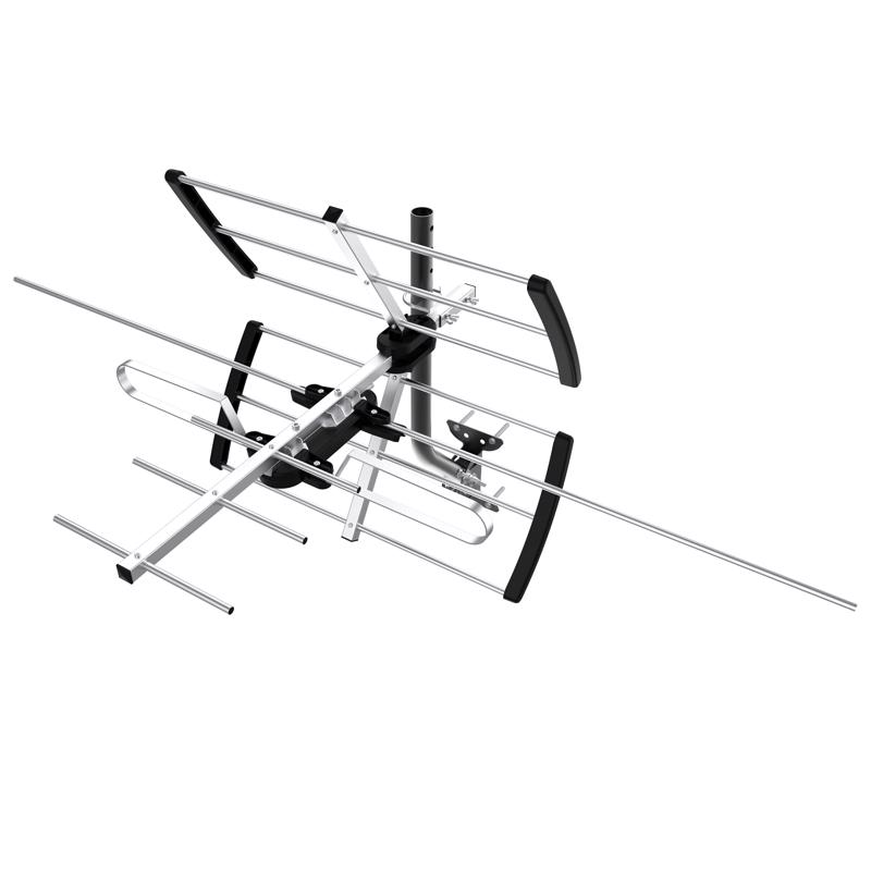 Monster Just Hook It Up Indoor and Outdoor HDTV/UHF/VHF Rooftop/Attic Antenna 1 pk