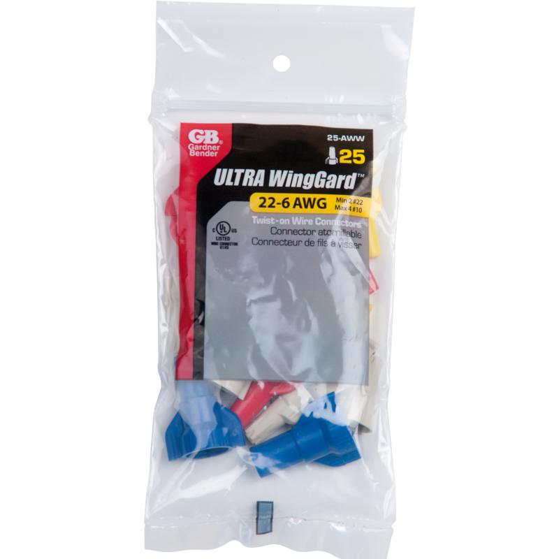 25-piece Wing Connector Assortment - Versatile Electrical Connectors