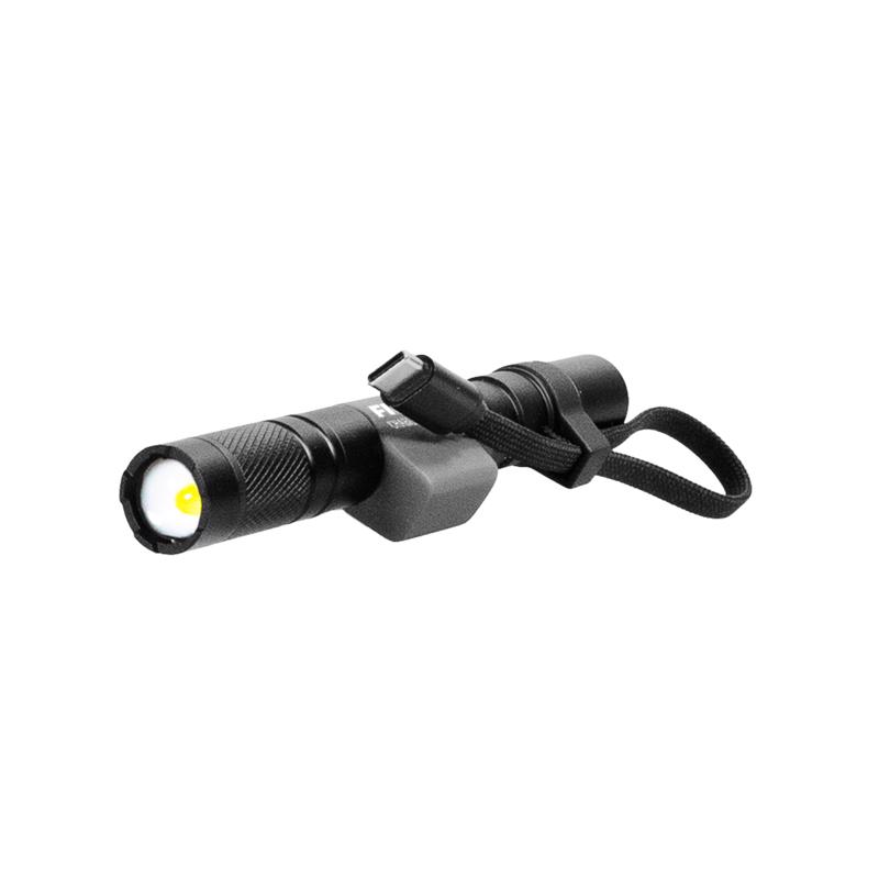 Police Security 400 lm Black/Gray LED Rechargeable Flashlight