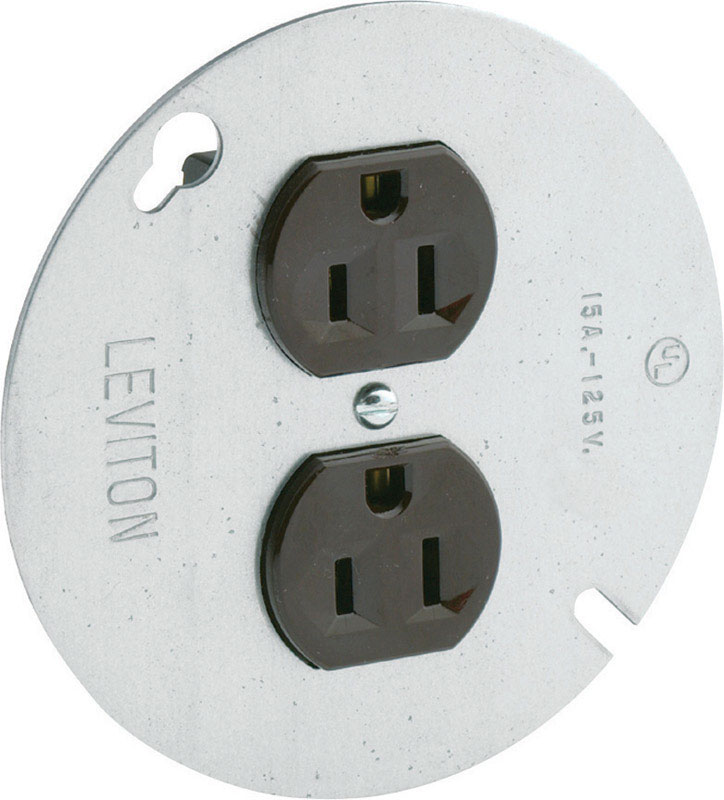 LEVITON进口代理批发 Leviton 15 安培 125 V 棕色插座 5-15R 1 包