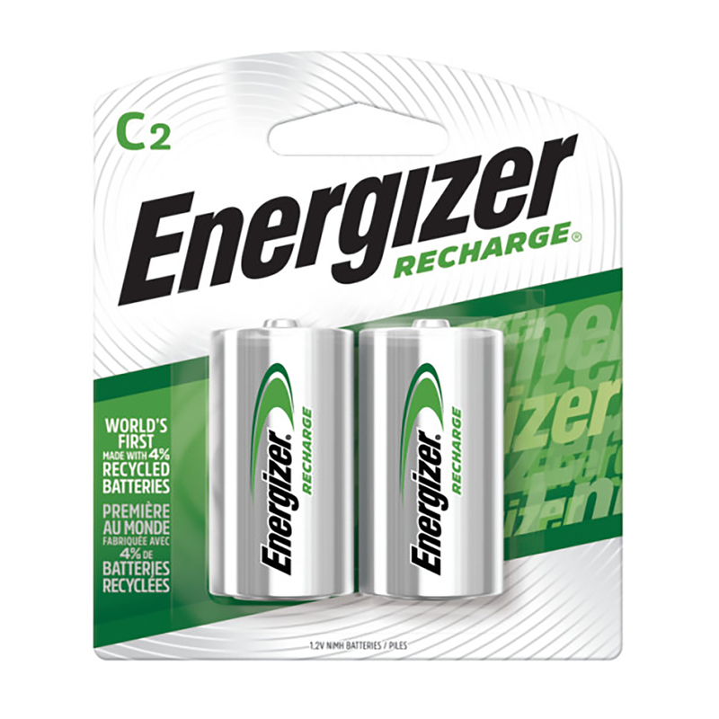 酷牌库|商品详情-ENERGIZER进口代理批发 Energizer 充电镍氢 C 1.2 V 2500 mAh 可充电电池 NH35BP-2R2 2 包