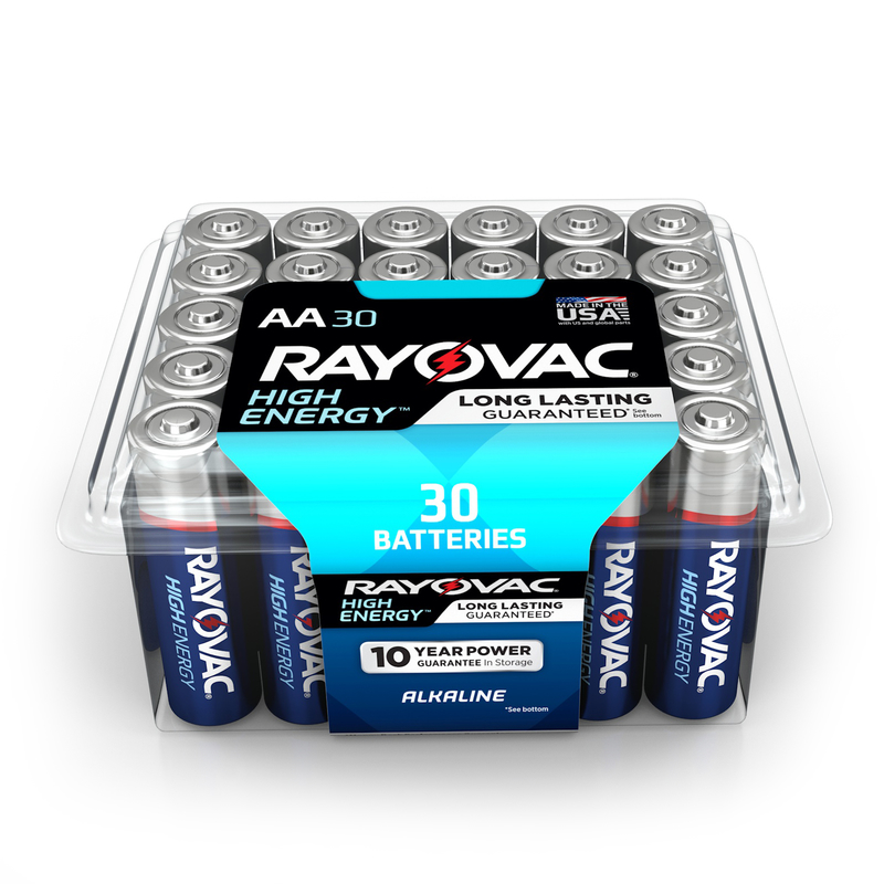 酷牌库|商品详情-RAYOVAC进口代理批发 Rayovac 高能 AA 碱性电池 30 节翻盖式