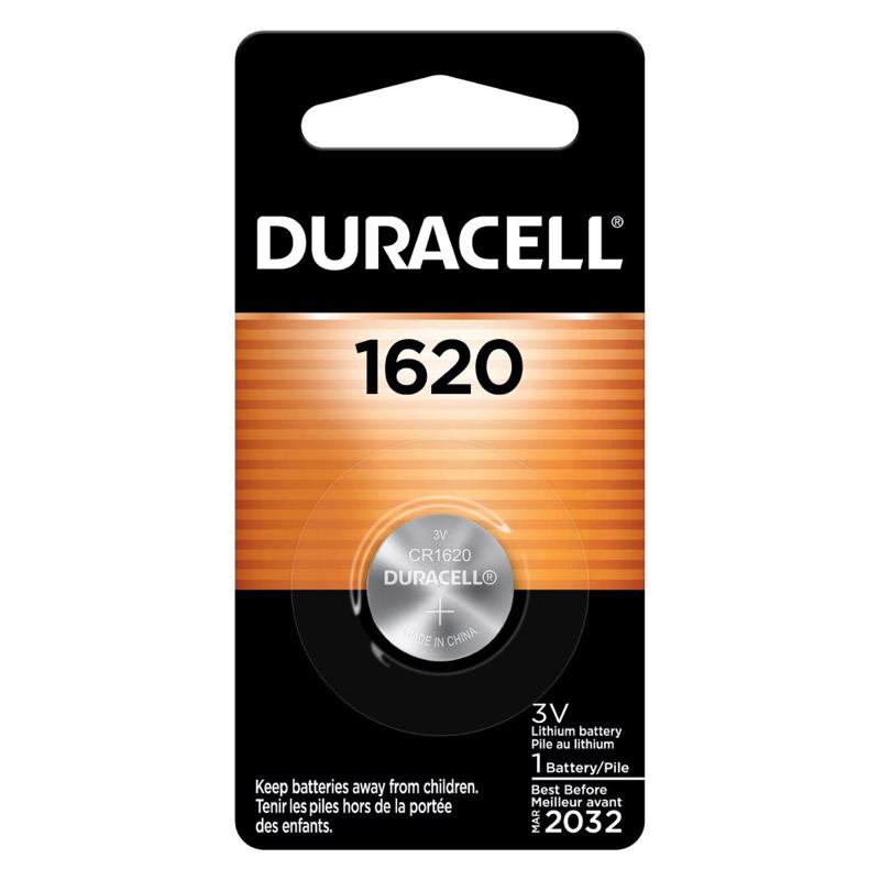 DURACELL进口代理批发 金霸王锂币 1620 3 V 68 mAh 医用电池 1 包