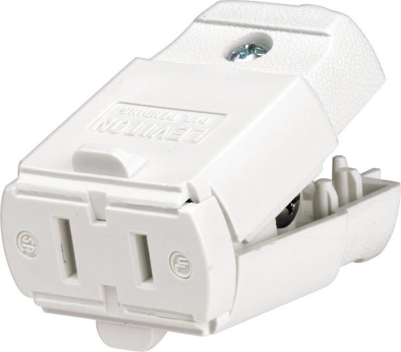 LEVITON进口代理批发 Leviton 商业和住宅热塑性接地/直插片连接器 1-15R