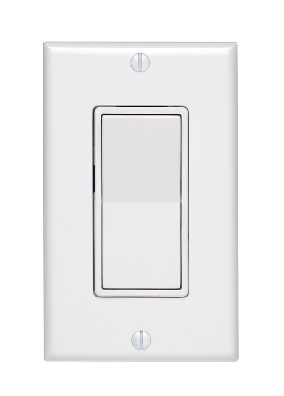 LEVITON进口代理批发 Leviton Decora 15 安培三极摇杆开关白色 1 个装