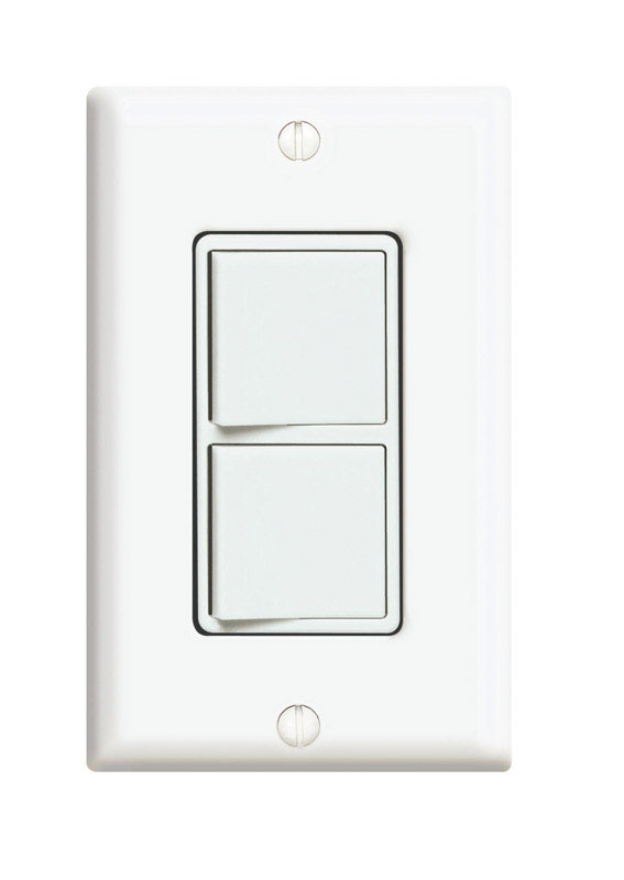 LEVITON进口代理批发 Leviton Decora 15 安培单极摇杆接地开关白色 1 个装