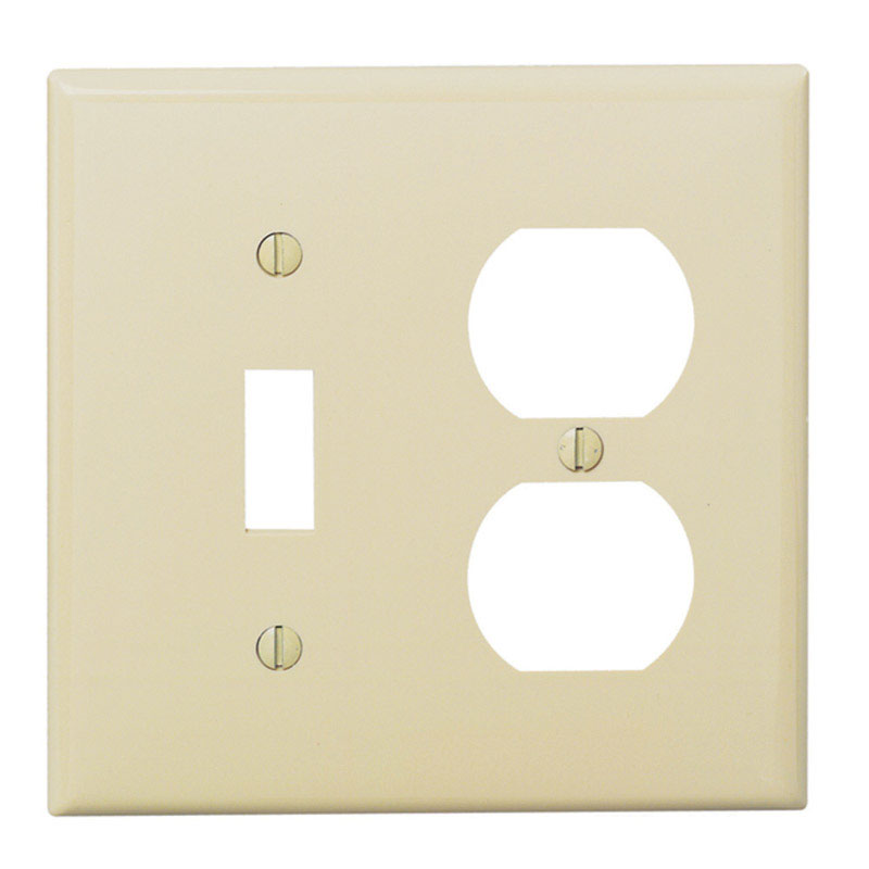 LEVITON进口代理批发 Leviton Ivory 2 组尼龙双面/切换墙板 1 件装