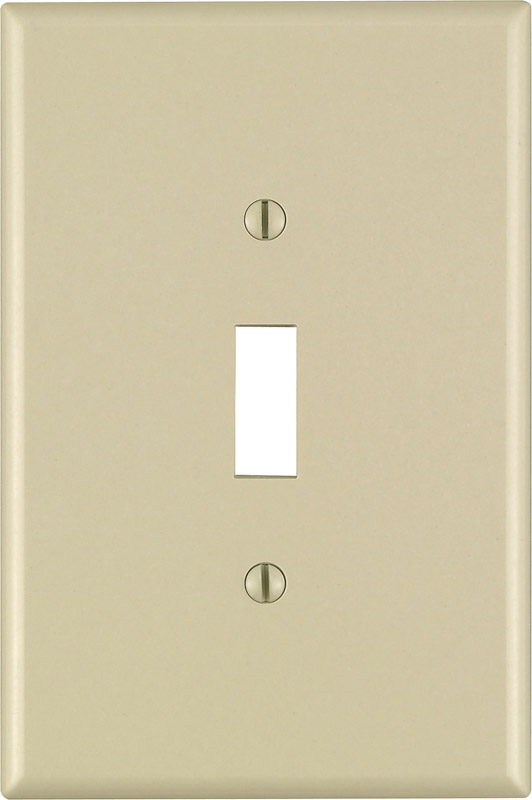 LEVITON进口代理批发 Leviton Ivory 1 组热固性塑料拨动墙板 1 件装