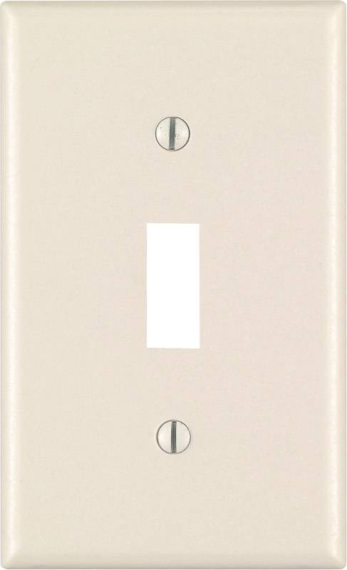 LEVITON进口代理批发 Leviton Light Almond 1 组热固性塑料拨动墙板 1 包