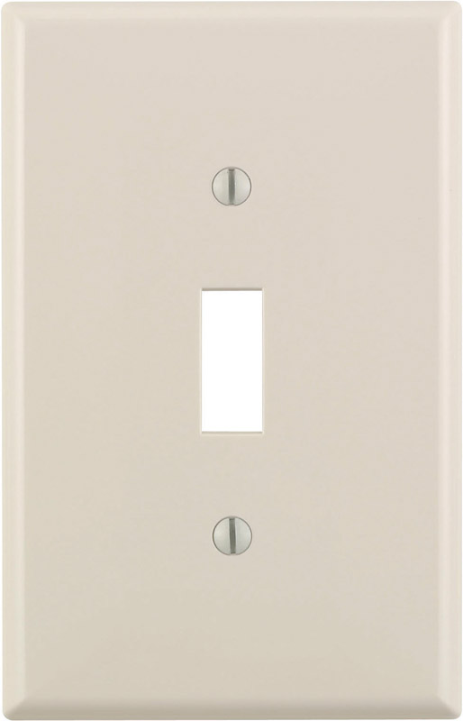 LEVITON进口代理批发 Leviton Almond 1 组尼龙拨动墙板 1 包