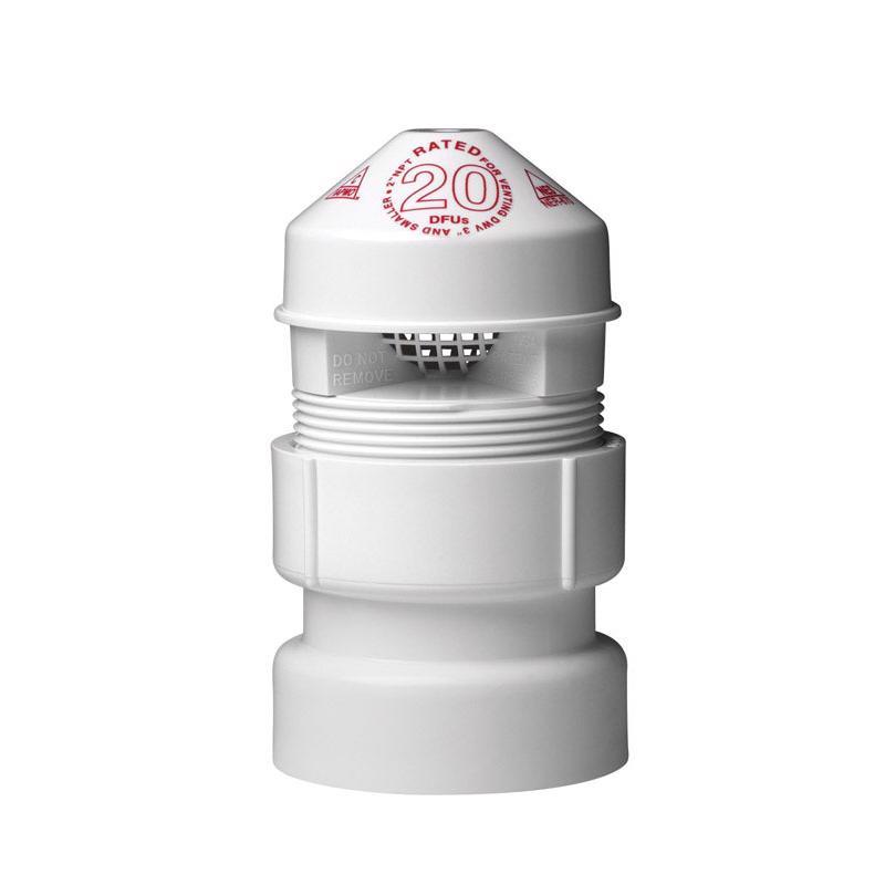Oatey Sure‑Vent 1½‑Inch PVC Air Admittance Valve – 2‑Inch Connection