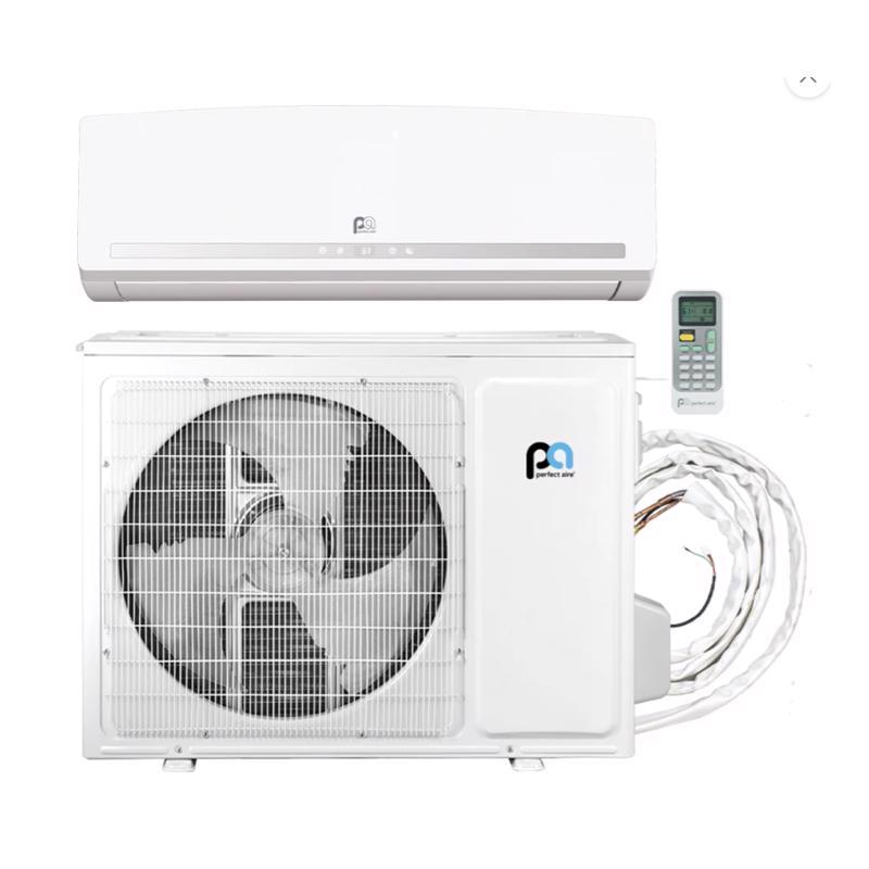 Perfect Aire 4th Generation 1 Zone 12000 BTU 22 SEER Quick Connect Mini Split Air Conditioner & Heat