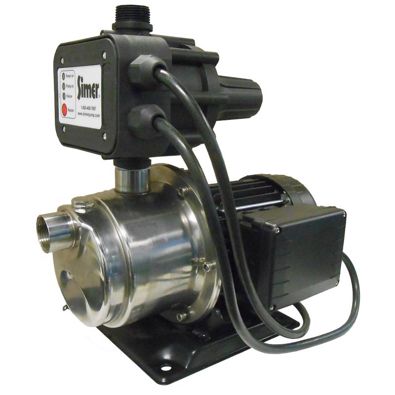 Total Home Pressure Water Booster System with 0.75 Horsepower Motor and 40 Pounds Per Square Inch Pressure Boost