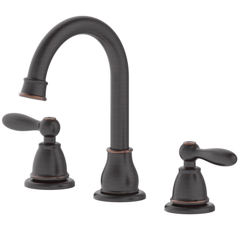 Oakbrook Collection Jennifer Oil Rubbed Bronze Traditional Widespread Bathroom Sink Faucet 8 in.