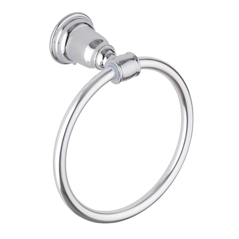 OakBrook Collection Chrome Towel Ring Die Cast Zinc