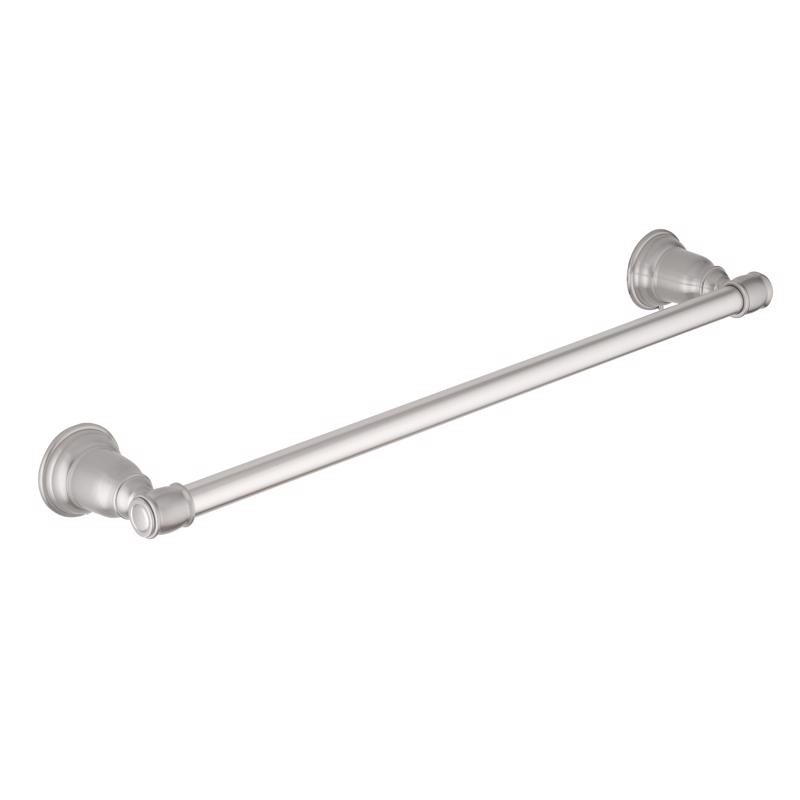 OakBrook Collection Brushed Nickel Towel Bar 18 in. L Die Cast Zinc