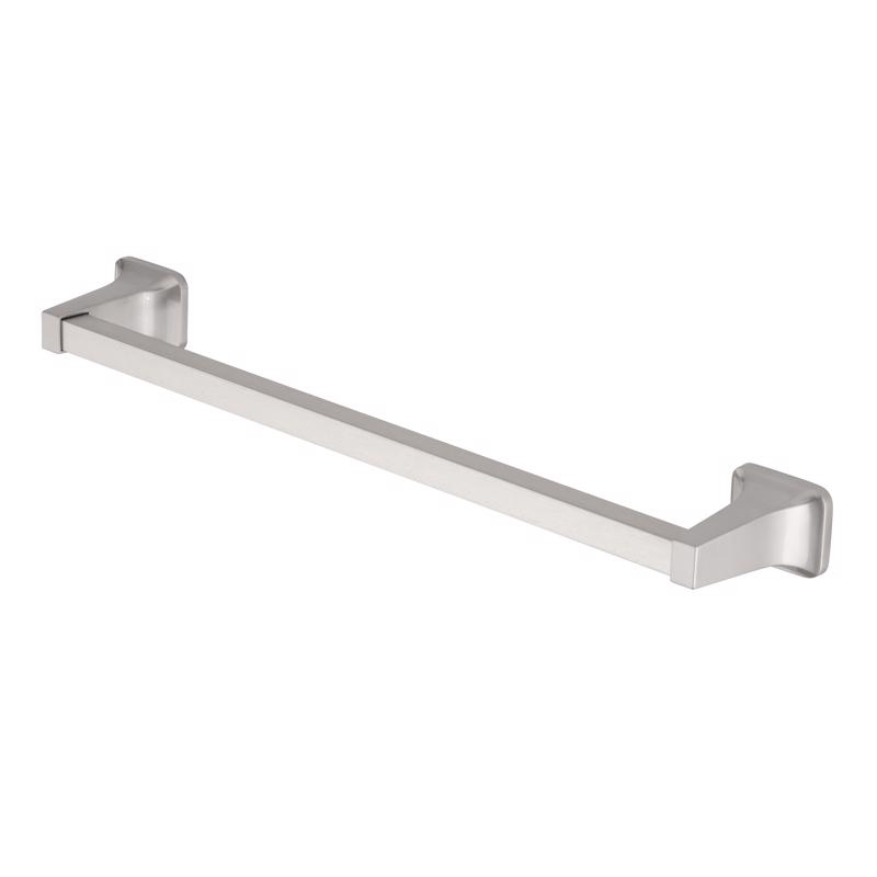 OakBrook Collection Brushed Nickel Towel Bar 18 in. L Die Cast Zinc