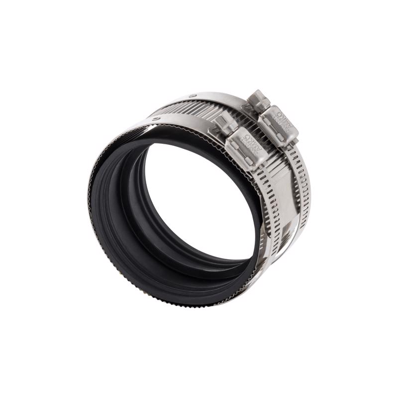 ProLine BK Proucts 3 in. Hub Sizes X 3 in. D Hub Sizes Neoprene/Stainless Steel No Hub Coupling 1 pk