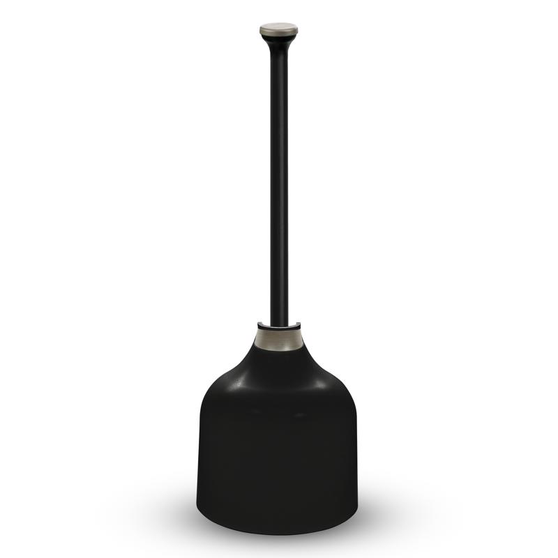 Korky Toilet Plunger and Caddy 13.75 in. L X 6 in. D