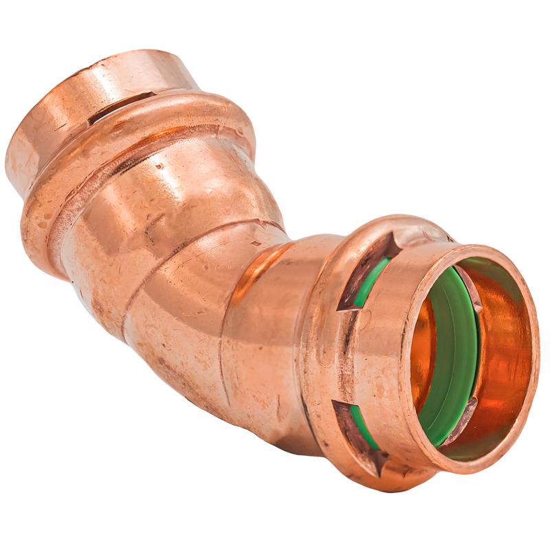 QuickFitting 3/4 in. Press in. Press in. Copper 45 Degree Elbow