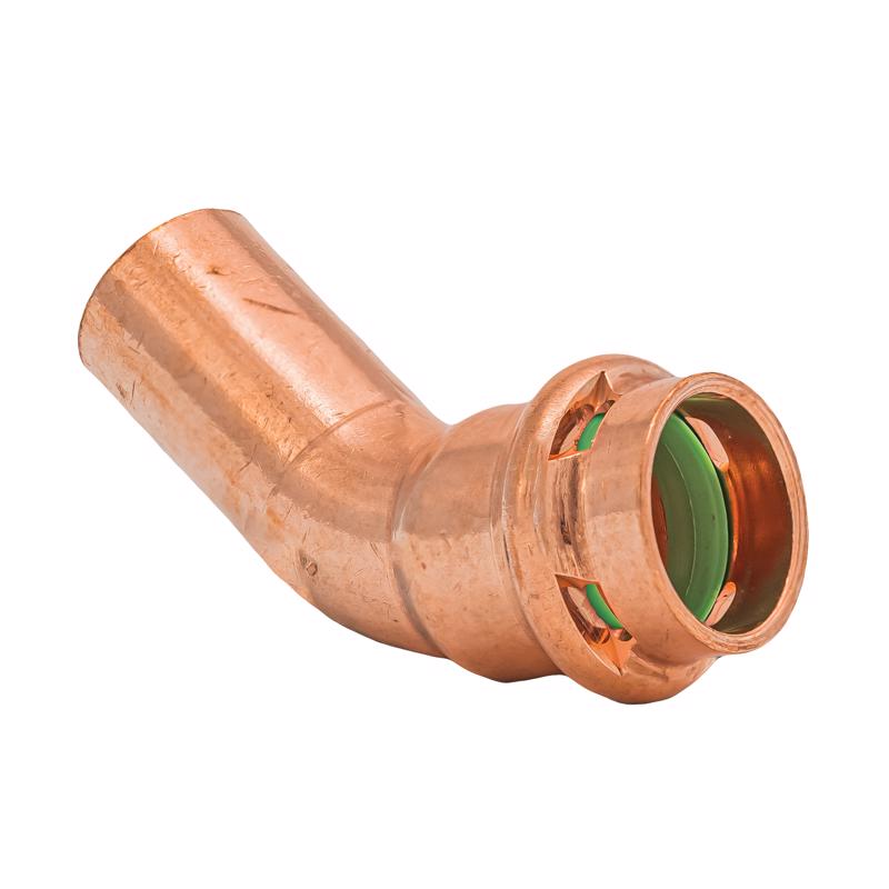 QuickFitting 1/2 in. Press in. FTG in. Copper 45 Degree Street Elbow