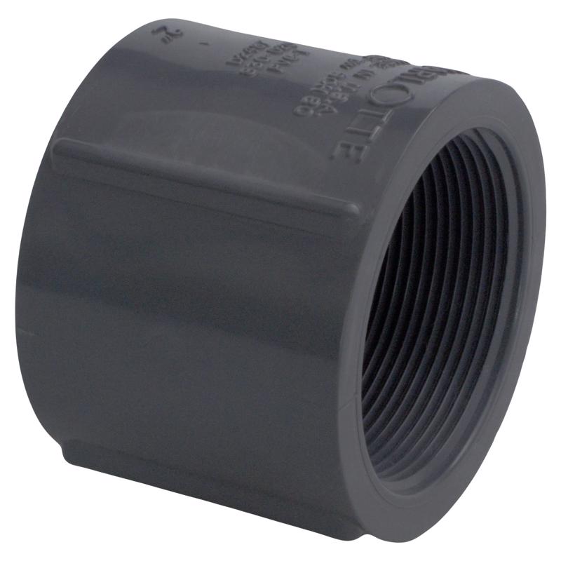 2 Inch Coupling CHARLOTTE PIPE Charlotte Pipe Schedule 80 2 in. FPT X 2 in. D FPT PVC ...