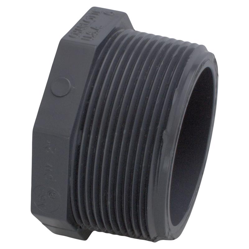 CHARLOTTE PIPE Charlotte Pipe Schedule 80 3/4 in. MPT X 3/4 in. D MPT ...