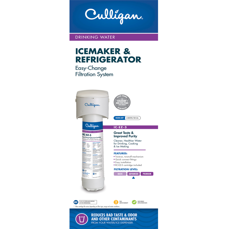 CULLIGAN进口代理批发 Culligan 冰印机/冰箱饮用水过滤器，适用于 Culligan