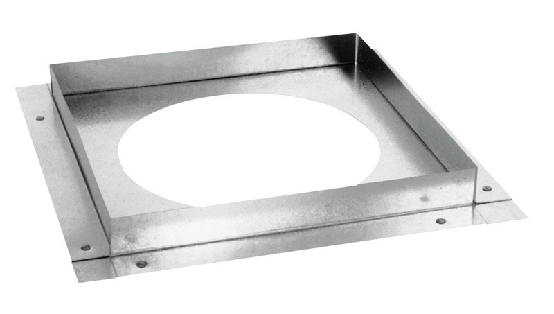 DuraVent DirectVent 6-9/16 in. D X 11 in. L Galvanized Steel Exhaust Vent Pipe