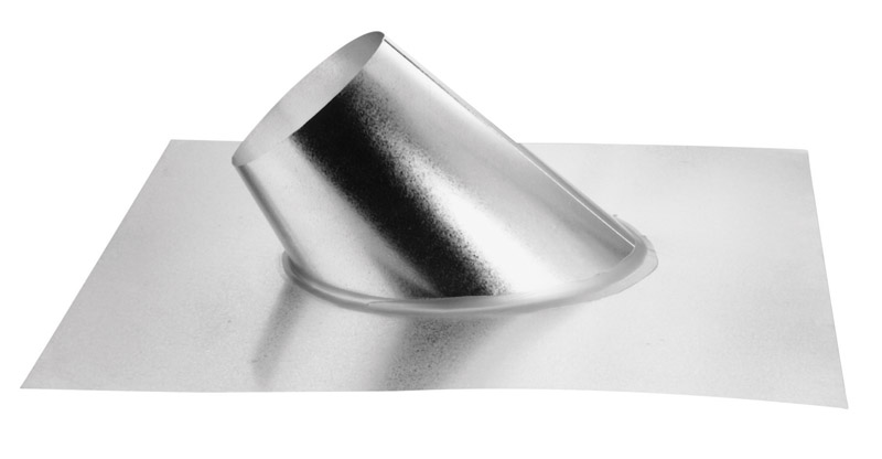 DuraVent DirectVent 6 in. D Galvanized Steel Adjustable Fireplace Roof Flashing