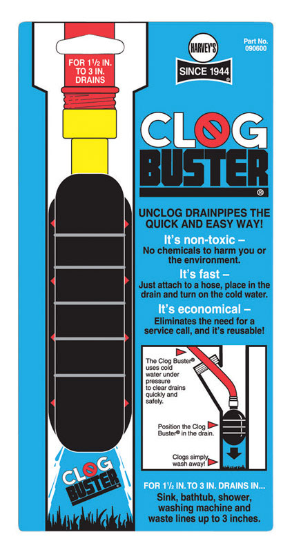 CLOG BUSTER进口代理批发 Clog Buster ClogBu??ster 0 英尺 L 排水疏通器