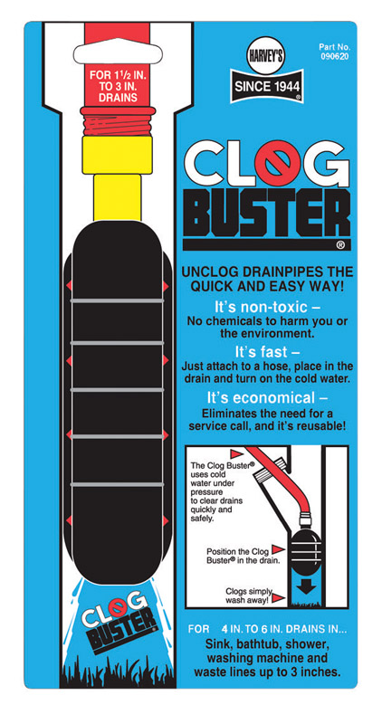 CLOG BUSTER进口代理批发 Clog Buster Clogbuster 0 英尺 L 排水疏通器