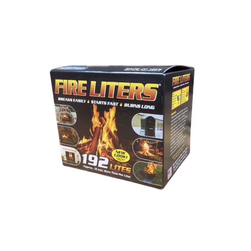 FIRE LITERS进口代理批发 Fire Liters 木纤维引火原木 12 分钟 192 包