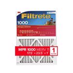 FILTRETE进口代理批发 Filterrete 17-1/2 英寸 WX 23-1/2 英寸 HX 1 英寸 D 11 MERV 褶式空气过滤器 1 个装