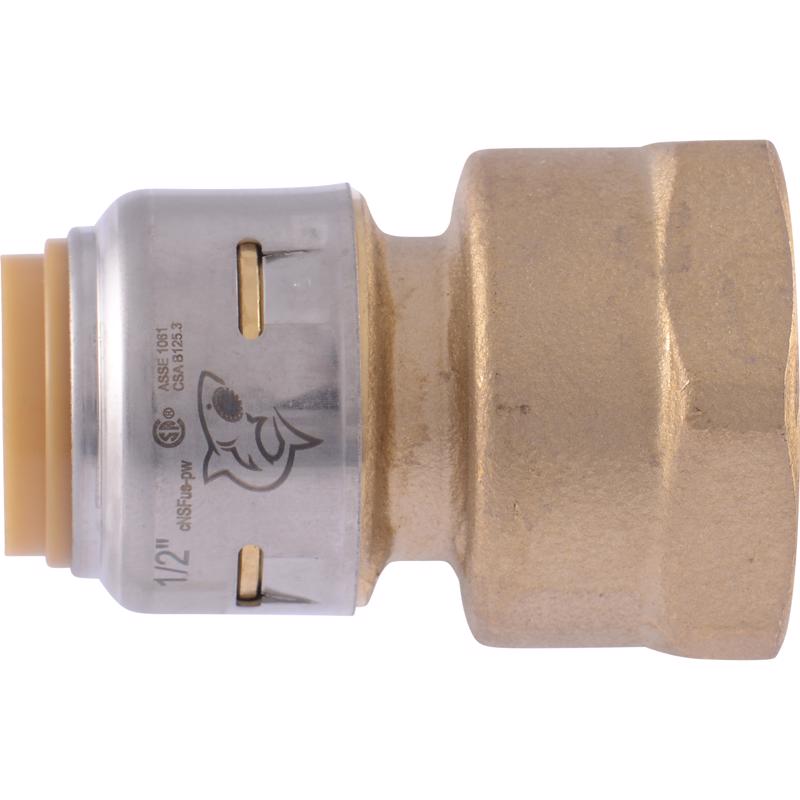 SharkBite Push to Connect 1/2 in. PTC each X 3/4 in. D FPT Brass Adapter