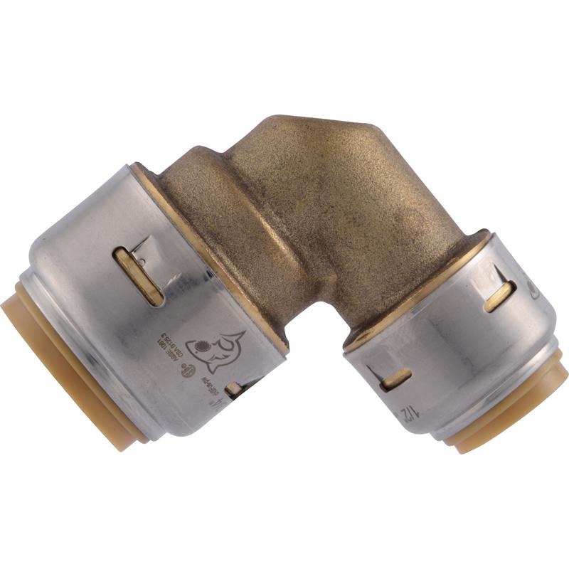 SharkBite Push to Connect 3/4 in. PTC each X 1/2 in. D Brass Reducing Elbow