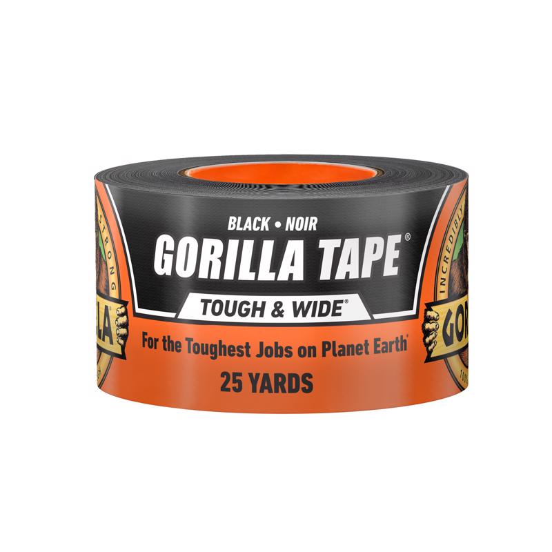 Gorilla Tough & Wide Heavy‑Duty Duct Tape – 2‑inches Waterproof Repair Tape