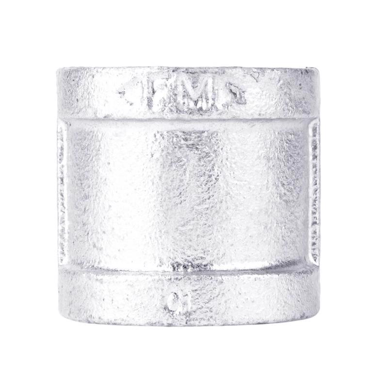 STZ Industries 1/2 in. FIP each X 1/2 in. D FIP Galvanized Malleable Iron Coupling