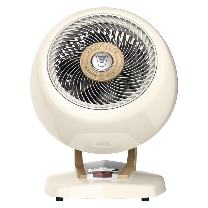 Vheat Vintage Whole Room Electric Space Heater, White Metal Design