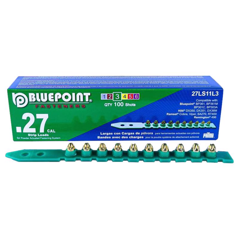 BLUE POINT进口代理批发 Blue Point 0.27 英寸 DX 7 英寸 L 塑料条头 条带负载 100 个/包