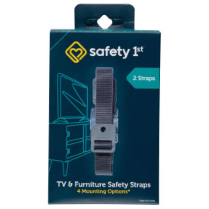 SAFETY 1ST进口代理批发 Safety 1st 黑色尼龙家具带 2 件装