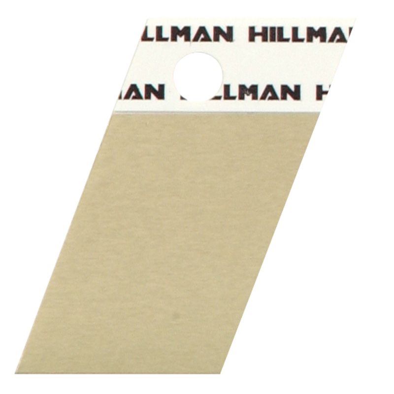 HILLMAN进口代理批发 HILLMAN 1.5 英寸反光金色铝质自粘全垫片空白 1 件