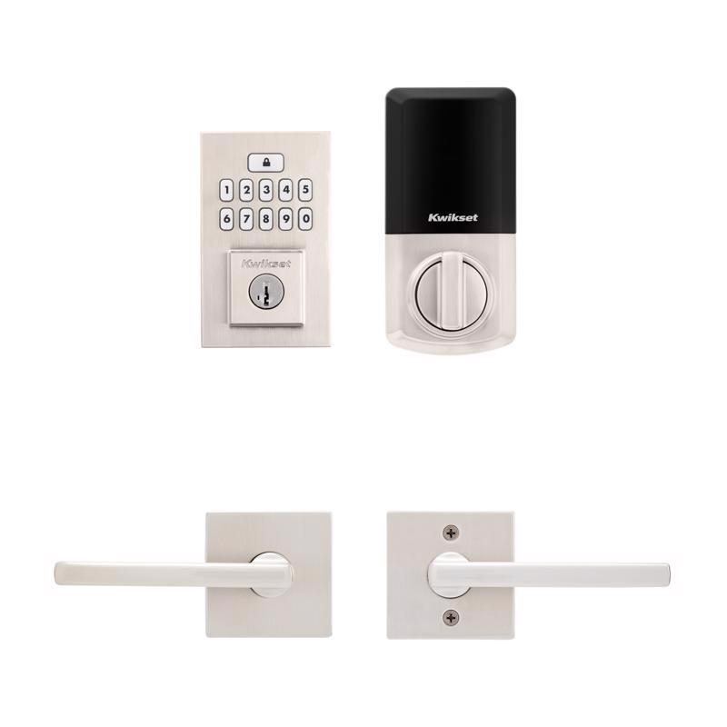 KWIKSET进口代理批发 Kwikset SmartCode 缎面镍金属电子触摸板输入杆