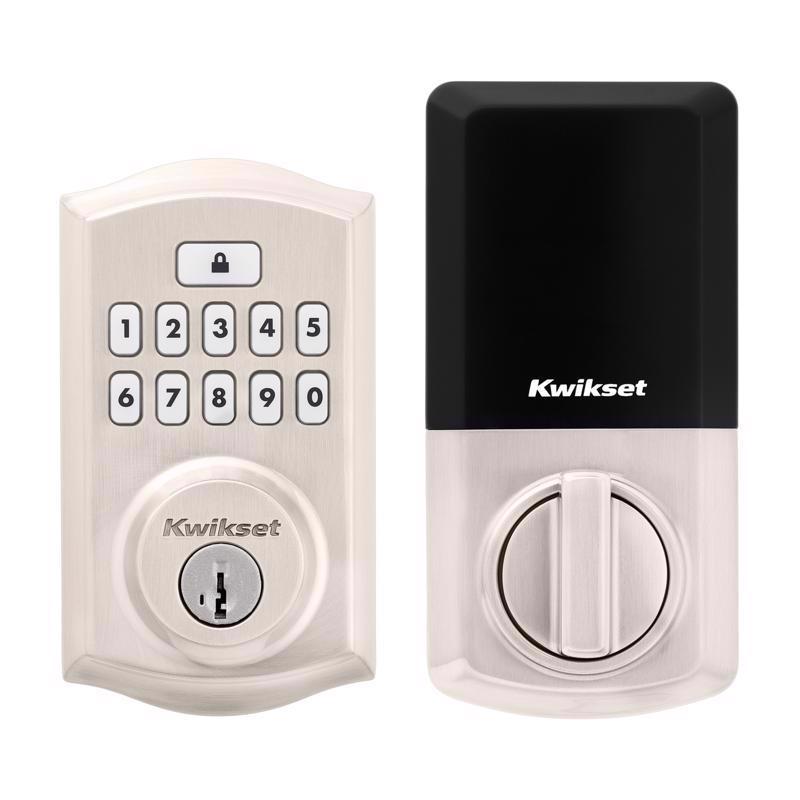 KWIKSET进口代理批发 Kwikset SmartCode 缎面镍金属电子门锁