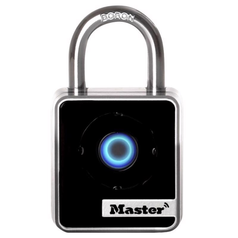 MASTER LOCK进口代理批发 玛斯特锁 1-29/32 英寸 W 硼合金单锁蓝牙蓝牙挂锁