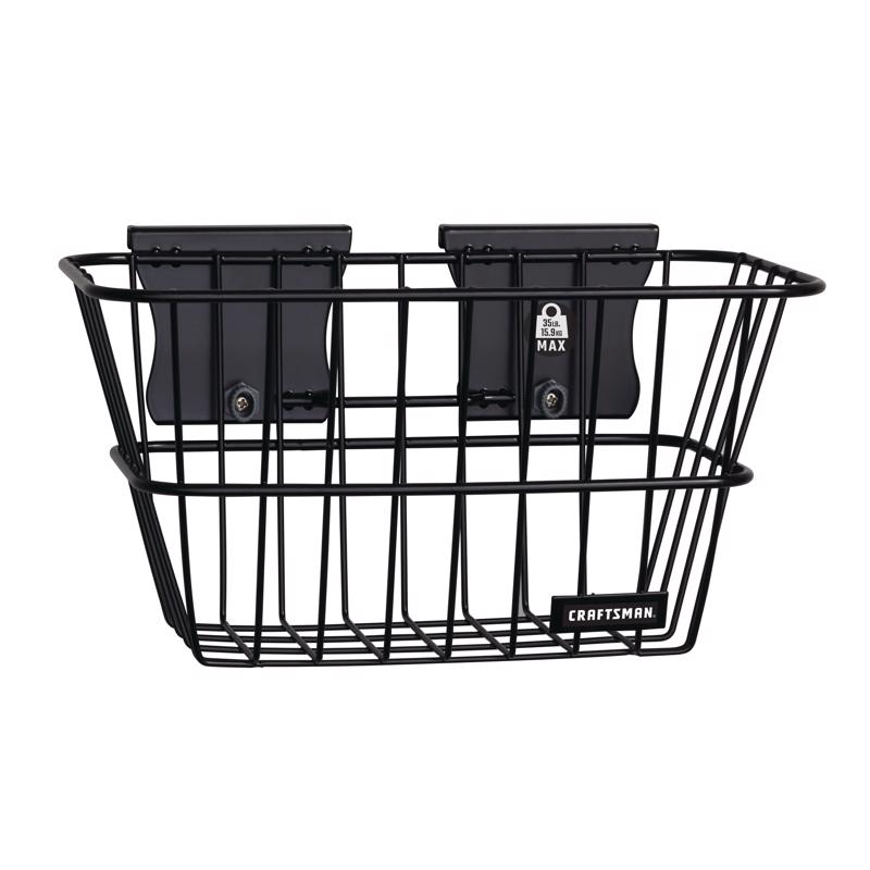 Craftsman Versatrack 6.25 in. L X 11 in. W X 6.625 in. H Black Wire Basket
