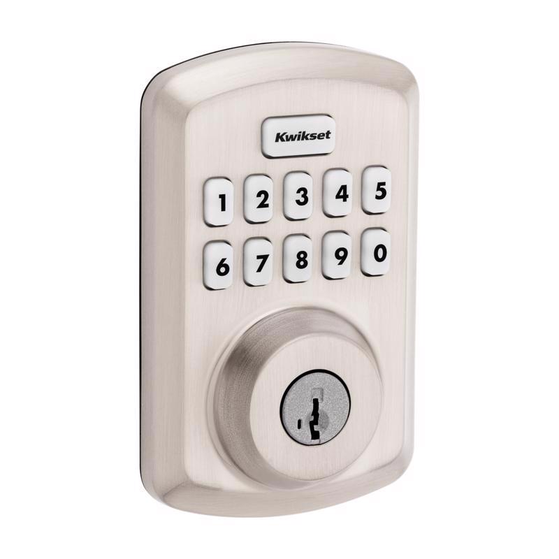 KWIKSET进口代理批发 Kwikset SmartCode 缎面镍锌电子门锁